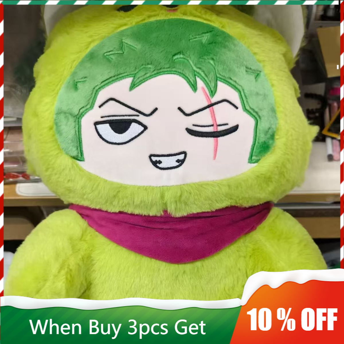 Anime One Piece Merchandise - Большая плюшевая подушка-игрушка в виде персонажей