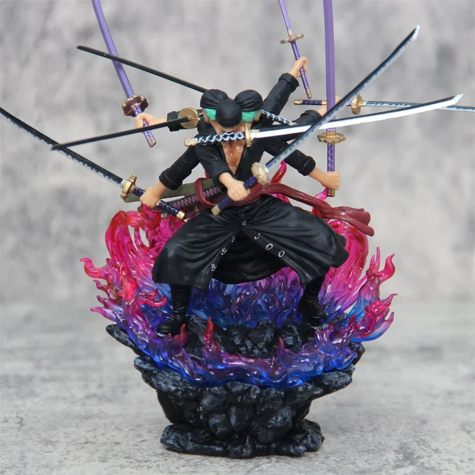 Anime One Piece Merchandise - Цельная фигурка Зоро, аниме-фигурка Asura Roronoa