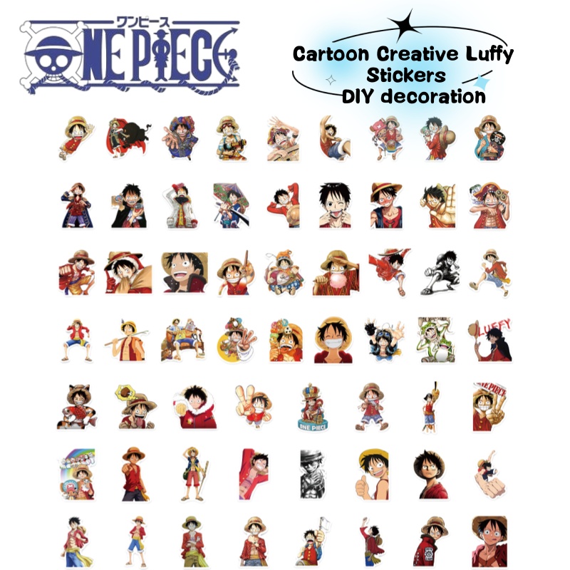 Anime One Piece Merchandise - Наклейки с персонажем аниме One Piece