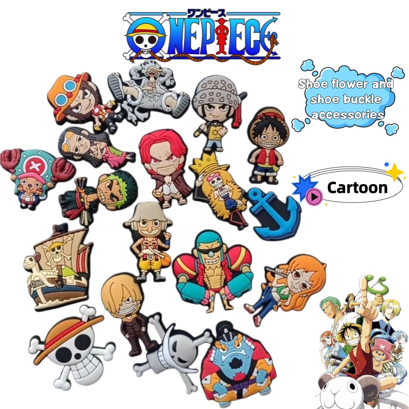 Аксессуары для обуви с персона – обзор и цена Anime One Piece Merchandise