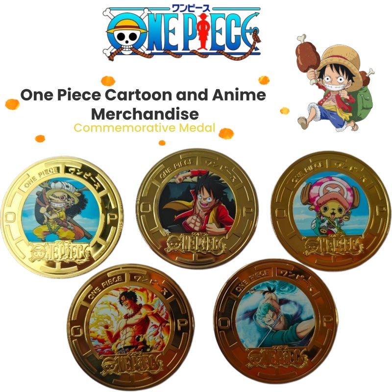 Креативная металлическая памят – обзор и цена Anime One Piece Merchandise