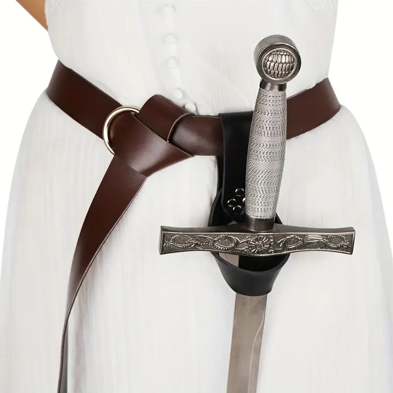 Ретро-кожаный пояс викингов с  – обзор и цена Cosplay Prop Sword