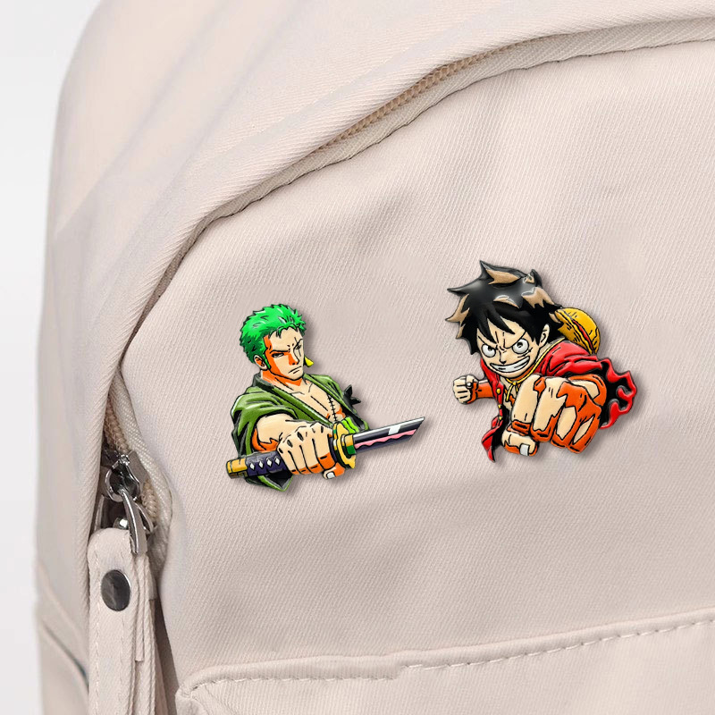 Набор из 4 брошей с персонажам – обзор и цена Anime One Piece Merchandise